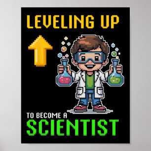 Scienticus Ck naar school niveau verhogen Funny Ga Poster