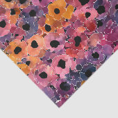 Scientific Abstract Art: Bloom Ink Blot Pattern Tissuepapier (Detail)