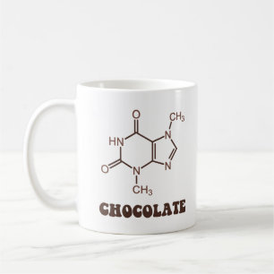 Scientific Chocolate Element Theobromine Molecule Koffiemok