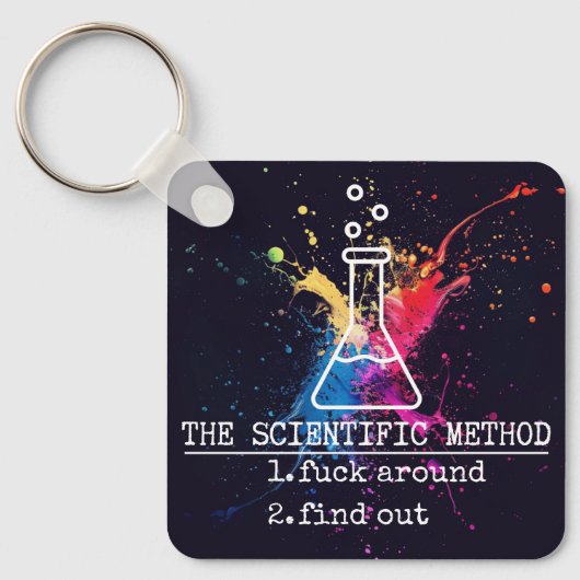 Scientific Method FAFO Keychain (Voorkant)