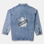 Scientific Research from Secret Heart White Frog Denim Jacket (Achterkant)