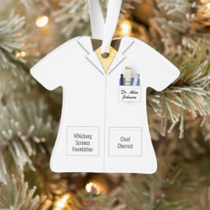 Scientist Bowtie Professional  Ornament