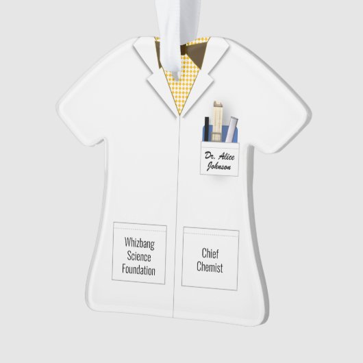 Scientist Bowtie Professional Ornament (voorkant)