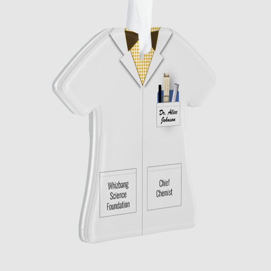 Scientist Bowtie Professional  Ornament (voorkant)