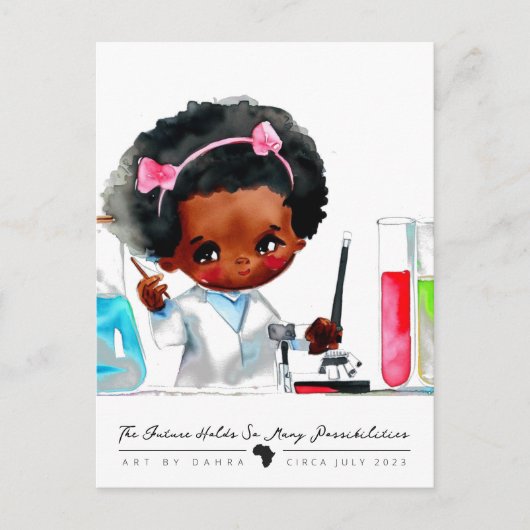 Scientist Briefkaart (Voorkant)