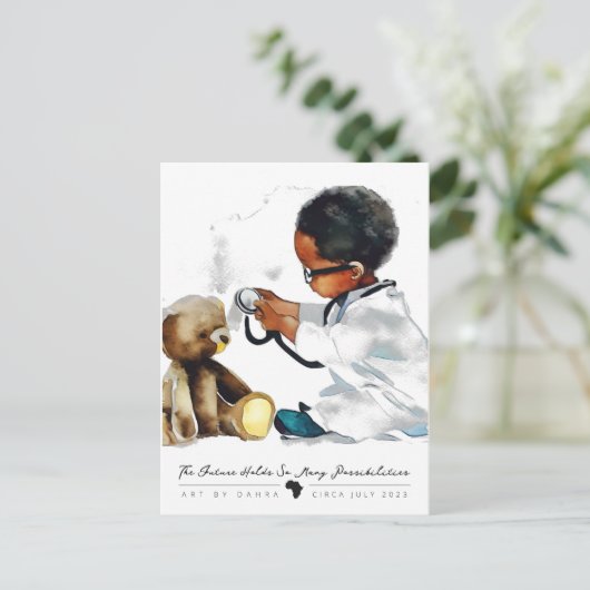 Scientist Briefkaart (Staand voorkant)