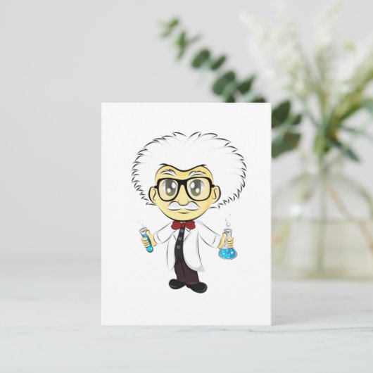 Scientist Briefkaart (Staand voorkant)