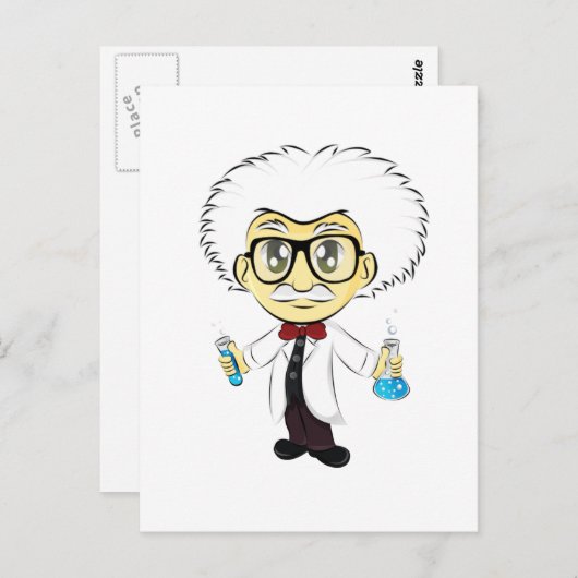 Scientist Briefkaart (Voorkant / Achterkant)
