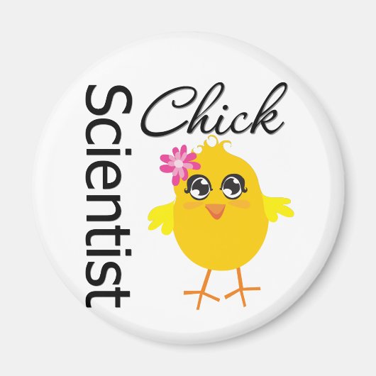 Scientist Chick Magneet (Voorkant)