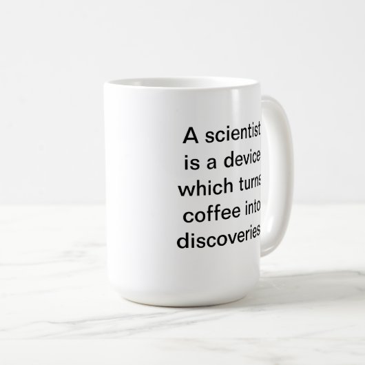 Scientist Coffee Mok (Voorkant rechts)