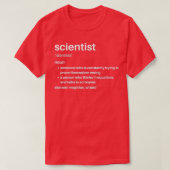 Scientist Funny Definition T-shirt (Design voorkant)