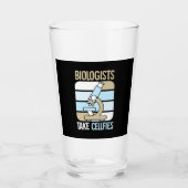 Scientist Gift | Biologen nemen celfies Glas (Voorkant)