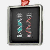 Scientist Gift | Biologische leraar Rna Metalen Ornament (Links)