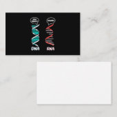 Scientist Gift | Biologische leraar Rna Visitekaartje (Voorkant / Achterkant)