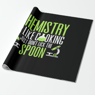 Scientist Gift   Chemie is als koken Cadeaupapier