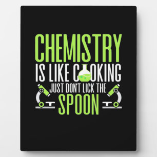 Scientist Gift Chemie is als koken Fotoplaat