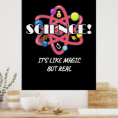 Scientist Gift | Chemische wetenschap is als Magis Poster (Keuken)