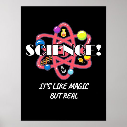Scientist Gift | Chemische wetenschap is als Magis Poster (Voorkant)
