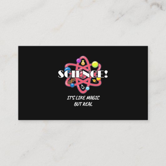Scientist Gift | Chemische wetenschap is als Magis Visitekaartje (Voorkant)
