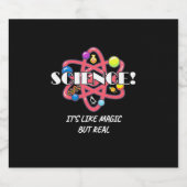 Scientist Gift | Chemistry Science Is Like Magic Bier Etiket (Enkel label)