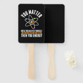 Scientist Gift | Fysieke wetenschappen Handwaaier (Voorkant en achterkant)