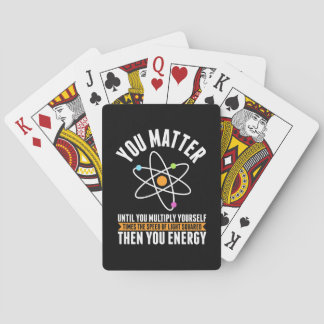 Scientist Gift | Fysieke wetenschappen Pokerkaarten