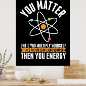 Scientist Gift | Fysieke wetenschappen Poster (Keuken)