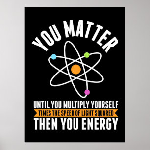 Scientist Gift Fysieke wetenschappen Poster