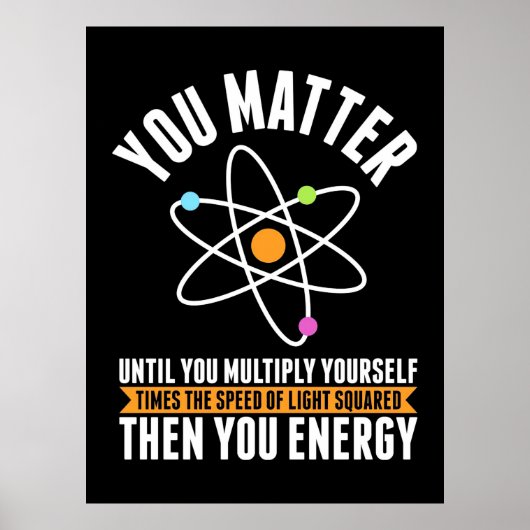 Scientist Gift | Fysieke wetenschappen Poster (Voorkant)
