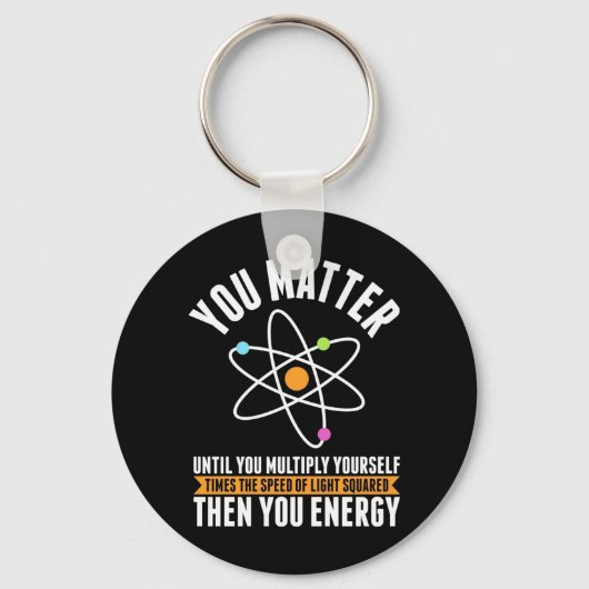 Scientist Gift | Fysieke wetenschappen Sleutelhanger (Voorkant)