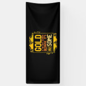 Scientist Gift | Goud is het beste element Spandoek (Verticaal)