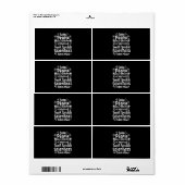 Scientist Gift | I Leer favoriete wetenschappers Etiket (Full Sheet)