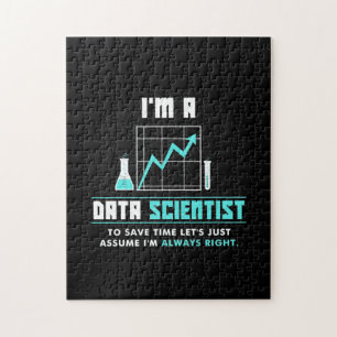 Scientist Gift Ik ben Data Scientist Legpuzzel