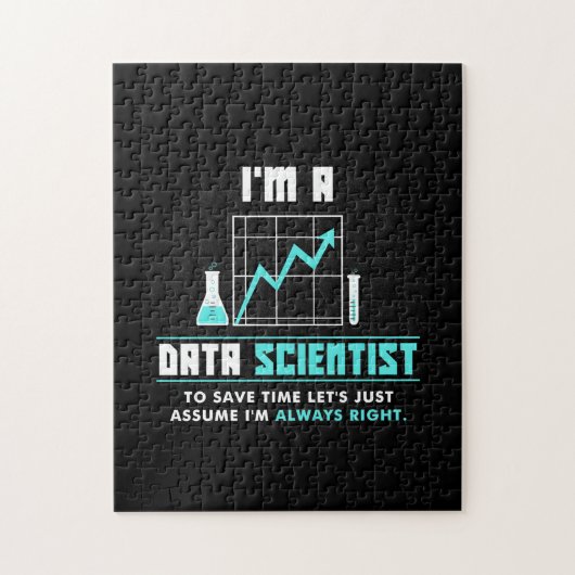 Scientist Gift | Ik ben Data Scientist Legpuzzel (Verticaal)
