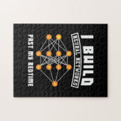 Scientist Gift | Ik bouw neurale netwerken Legpuzzel (Horizontaal)