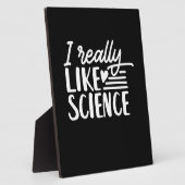 Scientist Gift | Ik hou echt van wetenschap Fotoplaat (Zijkant)