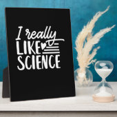 Scientist Gift | Ik hou echt van wetenschap Fotoplaat (Zijkant)
