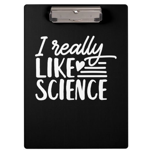 Scientist Gift | Ik hou echt van wetenschap Klembord (Voorkant)