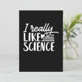 Scientist Gift | Ik hou echt van wetenschap Save The Date (Staand voorkant)