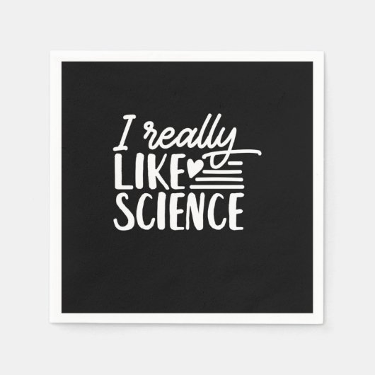 Scientist Gift | Ik hou echt van wetenschap Servet (Voorkant)