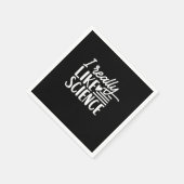 Scientist Gift | Ik hou echt van wetenschap Servet (Hoek)