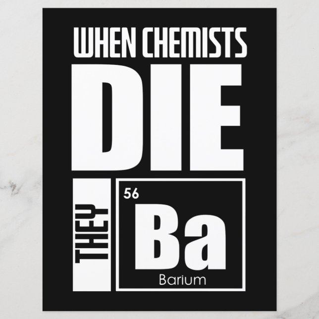 Scientist Gift | Levendige chemie (Voorkant)