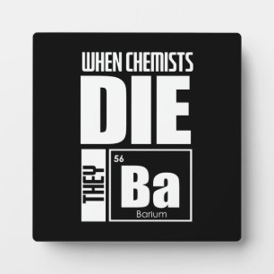 Scientist Gift   Levendige chemie Fotoplaat
