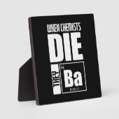 Scientist Gift | Levendige chemie Fotoplaat (Voorkant)