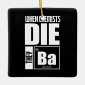 Scientist Gift | Levendige chemie Keramisch Ornament (Voorkant)