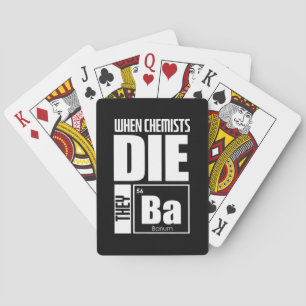 Scientist Gift Levendige chemie Pokerkaarten