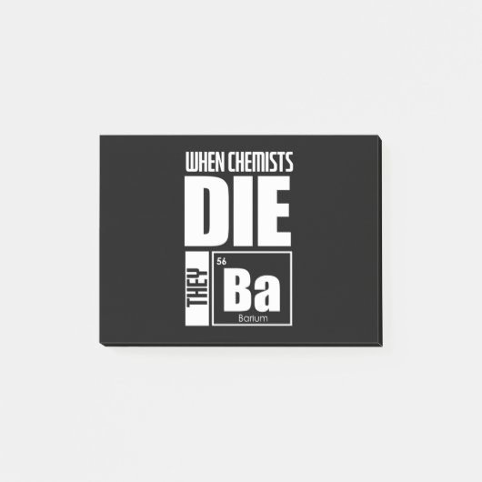 Scientist Gift | Levendige chemie Post-it® Notes (Voorkant)