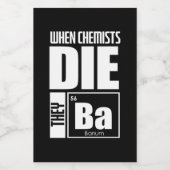 Scientist Gift | Lovely Chemistry Wijn Etiket (Enkel label)
