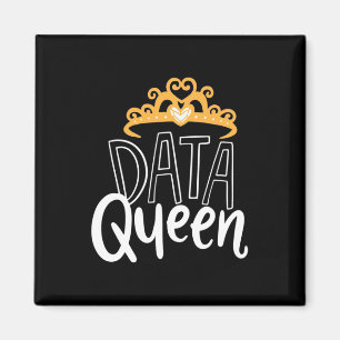 Scientist Gift Proud Data Queen Magneet