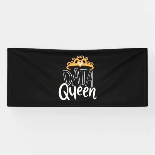 Scientist Gift | Proud Data Queen Spandoek (Horizontaal)